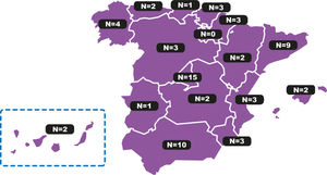Distribución geográfica de los panelistas participantes en el proyecto ReFaL.