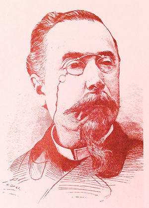 Retrato de Aureliano Maestre de San Juan. Fue el primero y mejor ejemplo de los anatomistas españoles pioneros en los estudios histológicos en la segunda mitad del siglo xix. Es el histólogo español más importante hasta Cajal.
