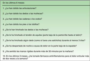 Ítems de la versión en español del cuestionario EARP tras el proceso de adaptación cultural.