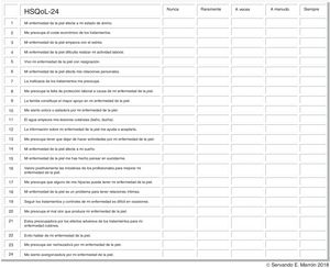 Cuestionario HSQoL-24.