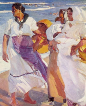 Pescadoras valencianas, 1915.