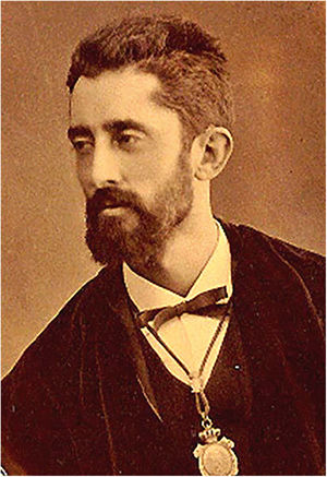 El Dr. Benito Hernando y Espinosa cuando era Catedrático en Granada.