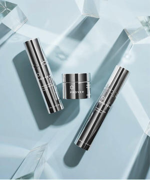 PROVEN Beauty® 3-step routine (cleanser, day cream, night cream).