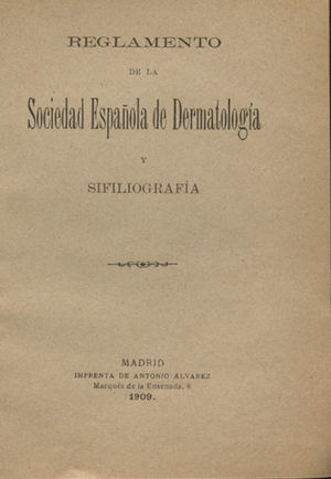 Cover of the 1909 AEDV regulations.
