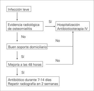 Conducta terapéutica en las infecciones leves.