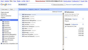 Vista general de la interface de trabajo.