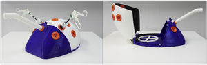 The laparoscopy simulation box.