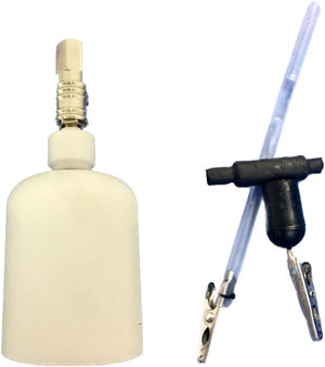 Magnetic IMANLAP® system; external and internal magnet, enhancer and silastic tubing.