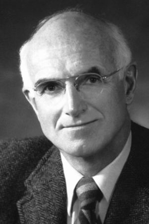 Retrato de Joseph Edward Murray. Fuente: Foto del archivo de la Fundación Nobel.