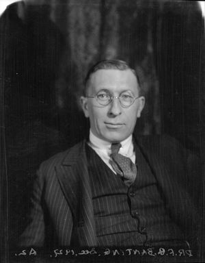 Retrato de Frederick Grant Banting. Fuente: Wikimedia Commons.