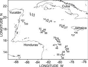 Location of 31 daytime sampling sites. Location of 31 daytime sampling sites.