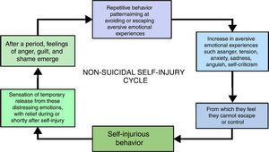 Non-suicidal self-injury (NSSI) cycle.