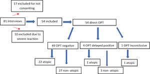 Flowchart of patients referred to the Allergy and Immunology Clinic between 06/20 and 03/24.