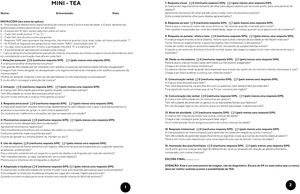 The mini-TEA scale.