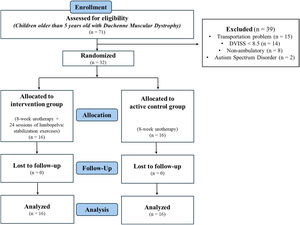 CONSORT flow diagram of the study.