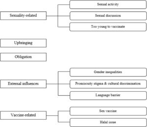 Development of core themes and domains.