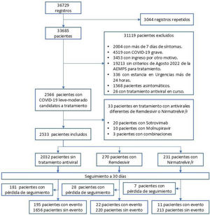 Flujograma de inclusión.