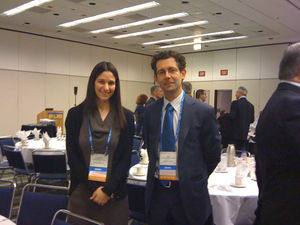 Los autores durante el Congreso de la RSNA de 2009, parte importante de los fellowships de la RSNA.