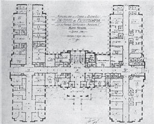 Planos de Instituto Municipal de Radiología y Fisioterapia.