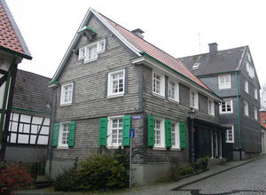 La casa natal de Roentgen.