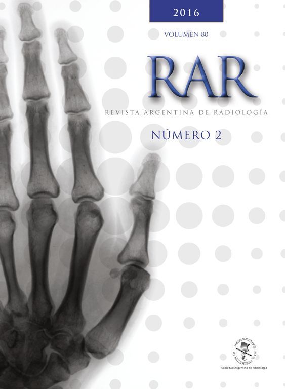 Revista Argentina de Radiología | Revista Argentina de Radiología