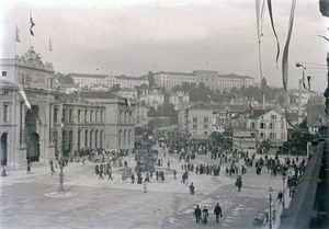 Polytechnikum en Zúrich (foto tomada por el mismo Roentgen).