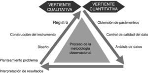 Complementariedad cualitativa-cuantitativa en la metodología observacional: elementos del proceso.