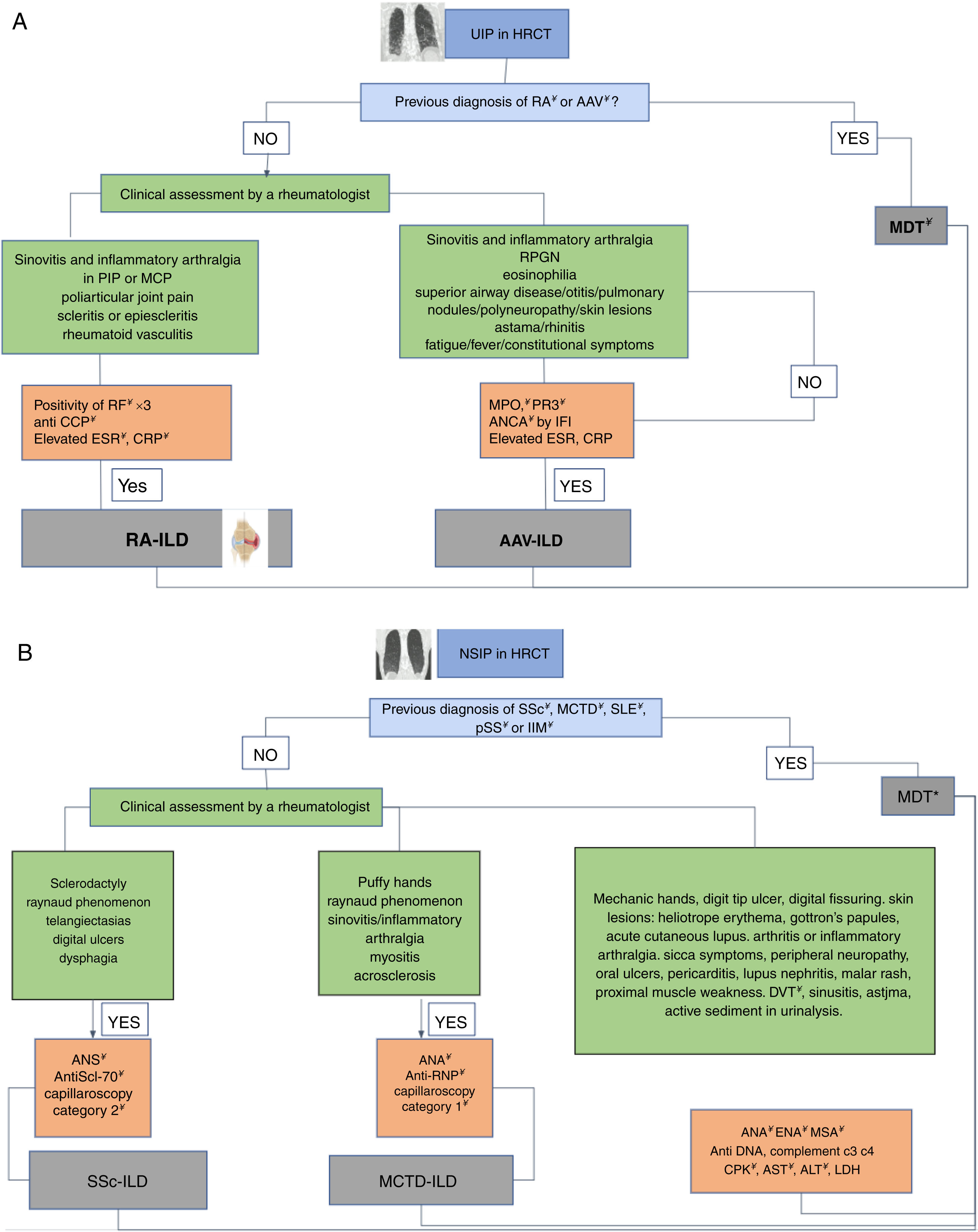 Sequential approach to interstitial lung disease: An autoimmune ...