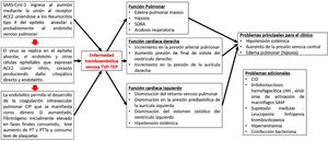 Patogénesis de la infección por COVID-19. Adaptado de Belen-Apak y Sarıalioğlu4.