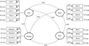 Resultado análisis factorial confirmatorio. Fuente: elaboración propia.