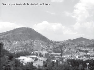 Una panorámica del sector poniente de la ciudad de Toluca.