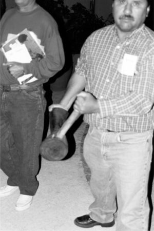 Ulama de mazo (fotografía: Luis Ramírez).