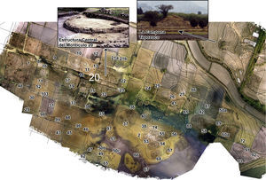 Sectores explorados por el Proyecto Arqueológico Santa Cruz Atizapán.