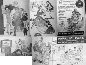 Detalle anuncios. El Universal, 15 de junio de 1950, p. 16; 9 de junio de 1953, p. 10; 18 de junio de 1953, p. 13; 4 de junio de 1958, p. 16; 8 de junio de 1958, p. 12; 16 junio de 1960, p. 48