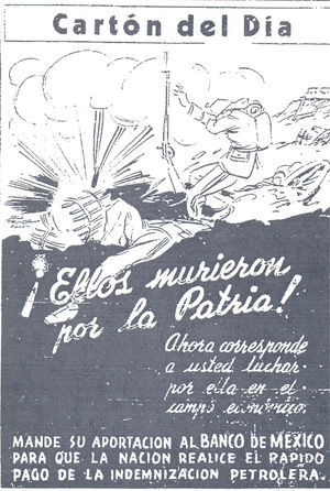 ¡Ellos murieron por la patria! El Nacional, 2 de abril de 1938, segunda sección, p. 1.
