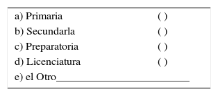 Tablas
