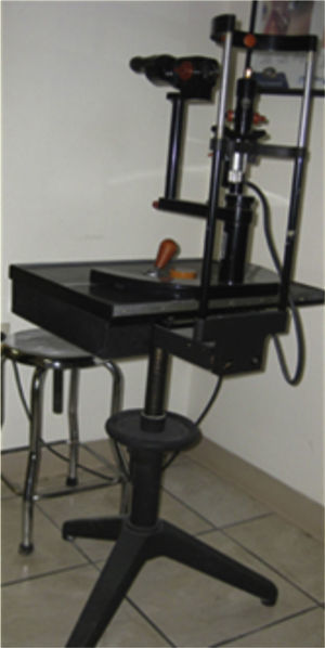 Lámpara de hendidura Zeiss opton.