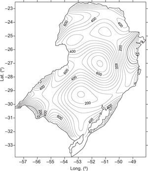 Spatial anomalies of rainfall in 1998.