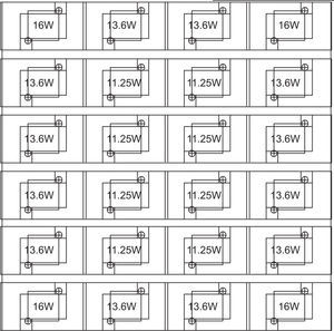 Schematic power diagram of the turbulence panel.