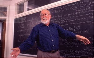 Robert G. Parr (1921-) dando una charla.