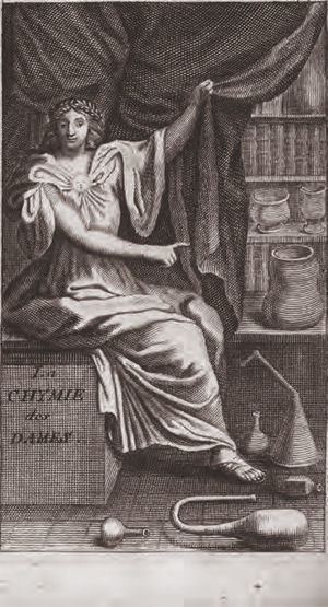 Portada de La Chymie charitable et facile en faveur des dames (1687).