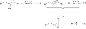 Formación de epóxidos a partir de radicales alquilo.