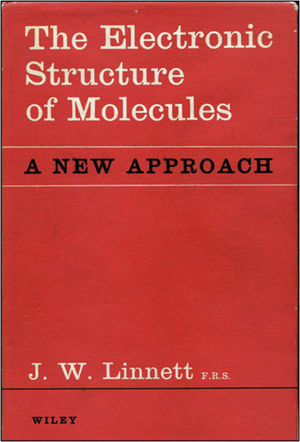 The dust jacket of Linnett's 1964 monograph on double-quartet theory.