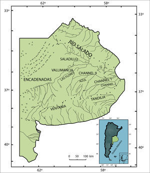 Provincia de Buenos Aires y sus principales características hidrológicas.