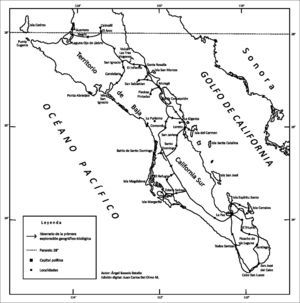 Los itinerarios de Ángel Bassols Batalla y Gastón Guzmán Huerta en el territorio de Baja California, 1958.