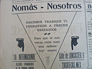 Texto y dibujo (El Heraldo, 11/08/1920, p.4).
