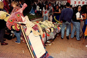 El monstruo: “Ridiculizar el fascismo” (10 de diciembre de 1996). Fuente: Archivo personal de Mónica Santino.