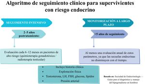 Algoritmo para el seguimiento y el tratamiento endocrinológico a largo plazo.