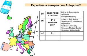 Experiencia europea con Autopulse durante la RCP.