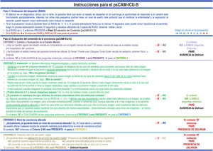 Instrucciones para la aplicación del psCAM-ICU-S.